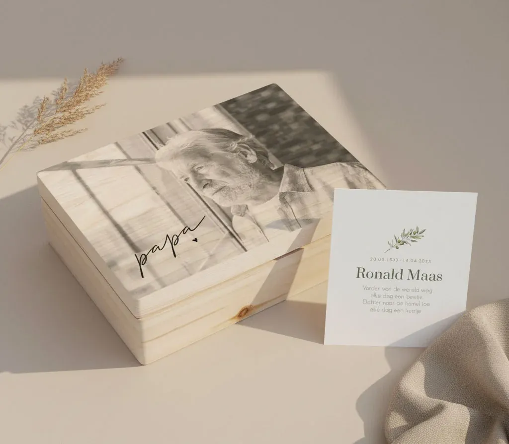 Memorybox voor dierbare herinneringen