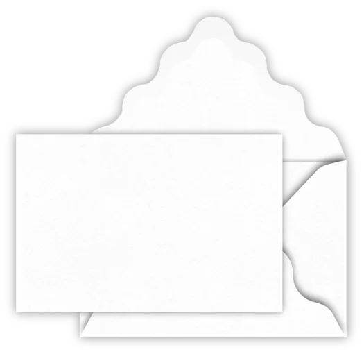 Golvende rand envelop