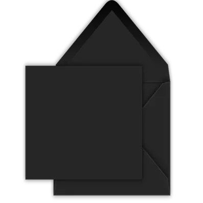 Zwarte envelop