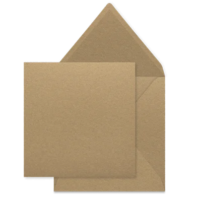 Antiek goud envelop