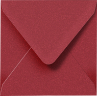 Envelop metallic red