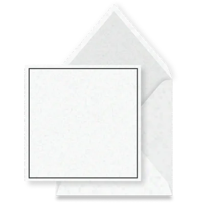 Witte rouwenvelop